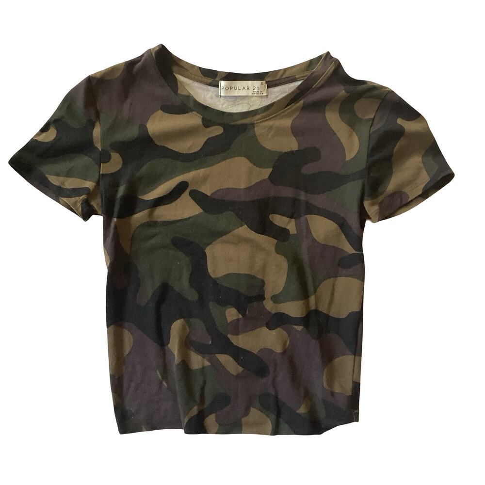 Popular 21 Child Camo Tee